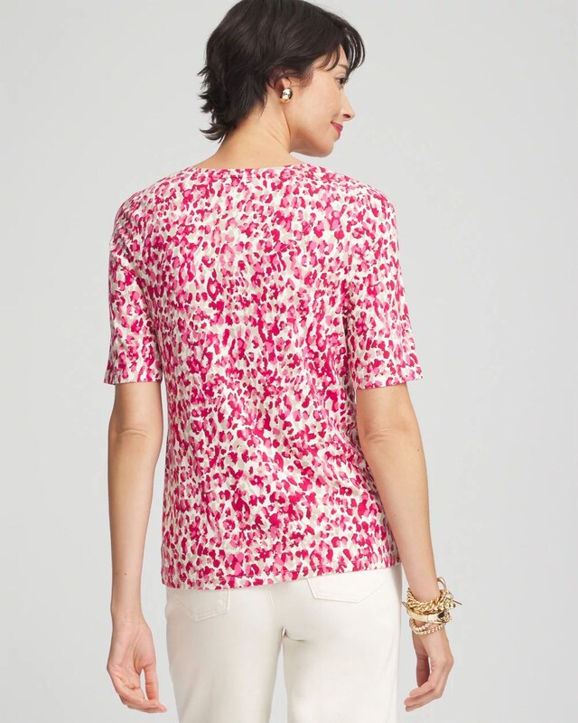 Touch of Cool Leopard Short Sleeve Tee - image 3